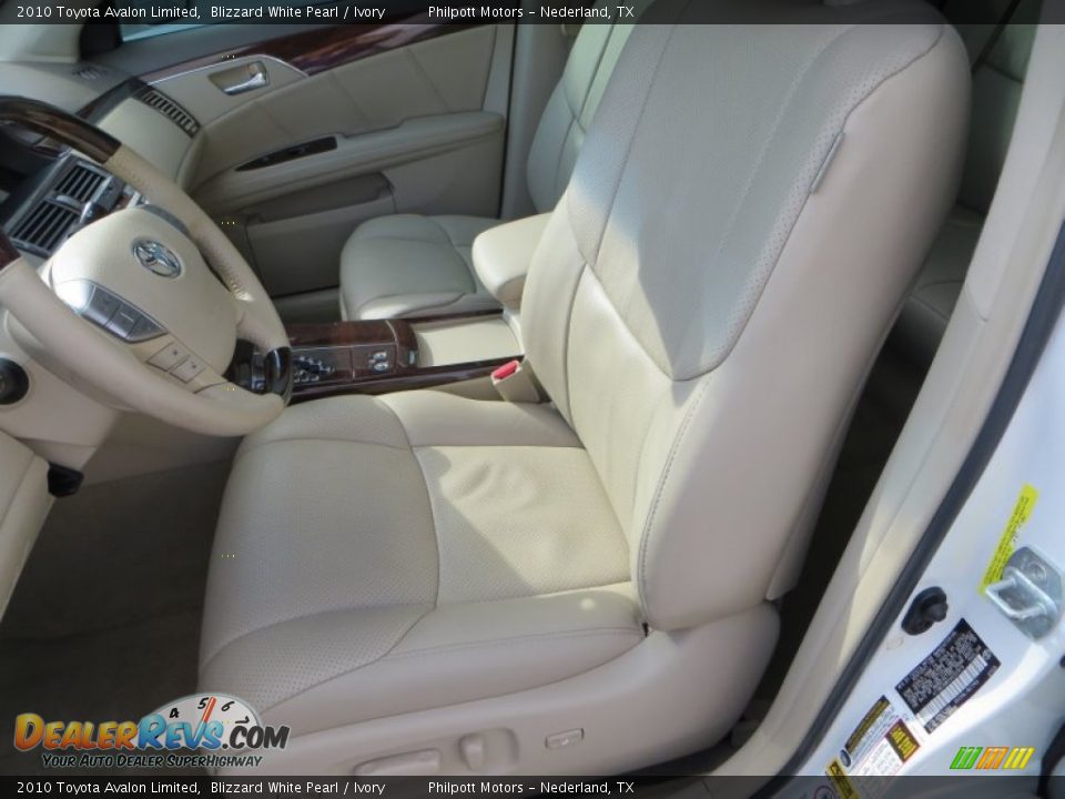 2010 Toyota Avalon Limited Blizzard White Pearl / Ivory Photo #32