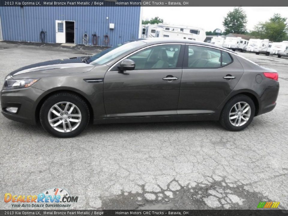 2013 Kia Optima LX Metal Bronze Pearl Metallic / Beige Photo #4