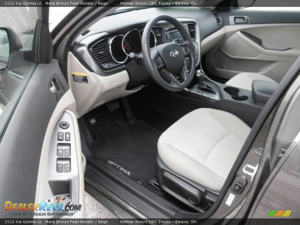 2013 Kia Optima LX Metal Bronze Pearl Metallic / Beige Photo #6