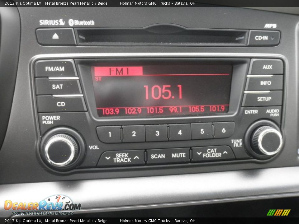 2013 Kia Optima LX Metal Bronze Pearl Metallic / Beige Photo #7