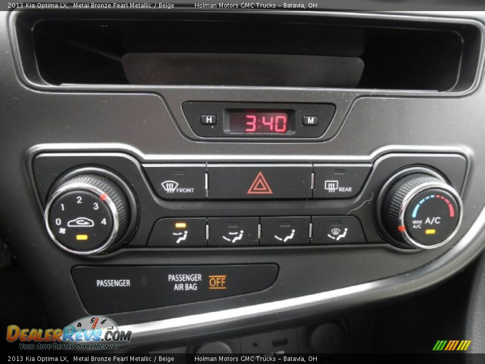 2013 Kia Optima LX Metal Bronze Pearl Metallic / Beige Photo #8