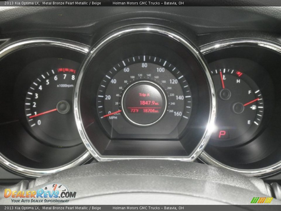 2013 Kia Optima LX Metal Bronze Pearl Metallic / Beige Photo #15