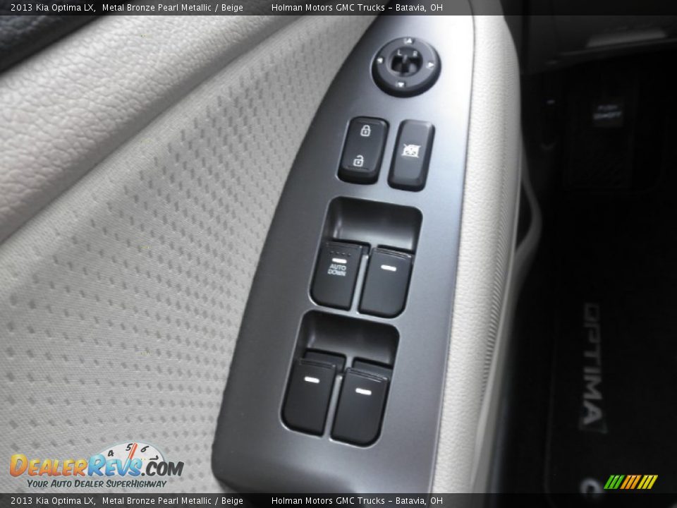 2013 Kia Optima LX Metal Bronze Pearl Metallic / Beige Photo #16