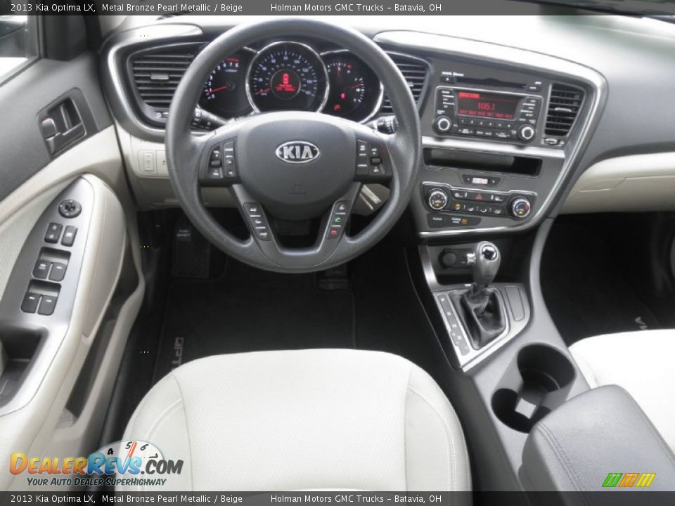 2013 Kia Optima LX Metal Bronze Pearl Metallic / Beige Photo #18