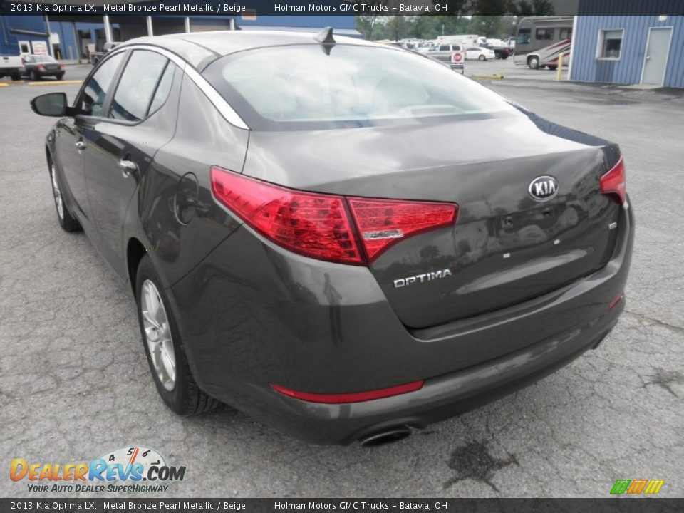 2013 Kia Optima LX Metal Bronze Pearl Metallic / Beige Photo #21