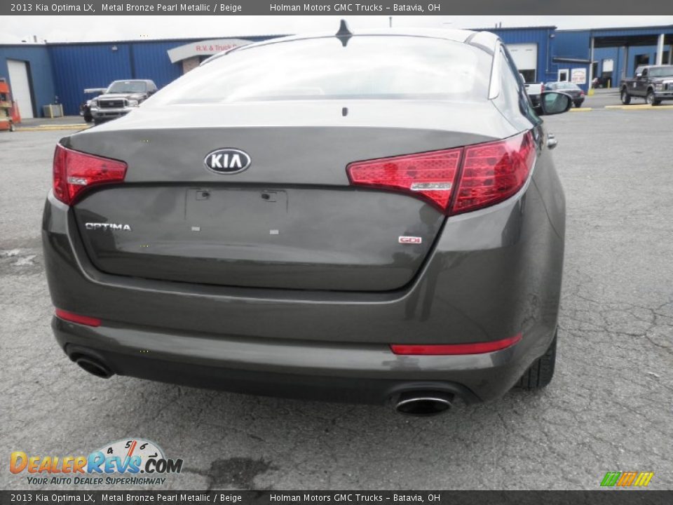 2013 Kia Optima LX Metal Bronze Pearl Metallic / Beige Photo #22