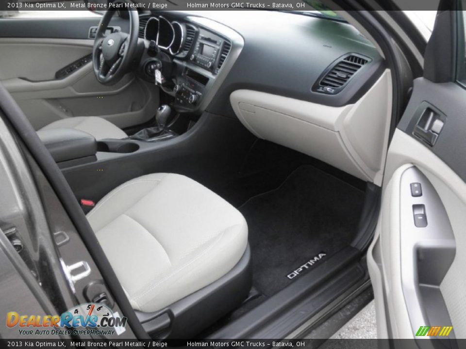 2013 Kia Optima LX Metal Bronze Pearl Metallic / Beige Photo #24