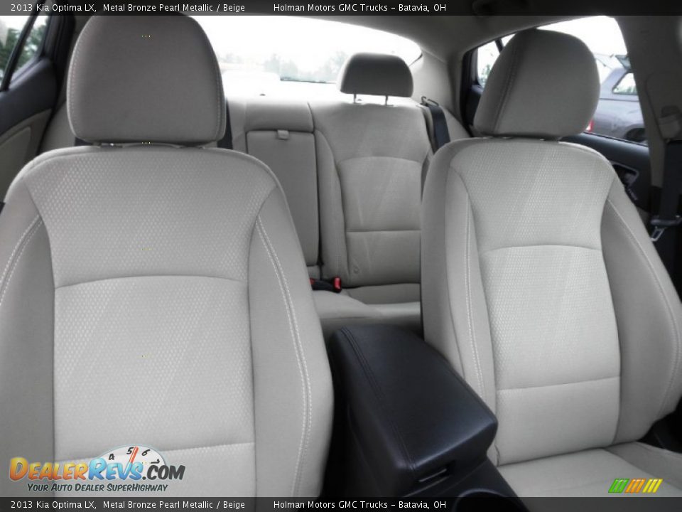 2013 Kia Optima LX Metal Bronze Pearl Metallic / Beige Photo #25