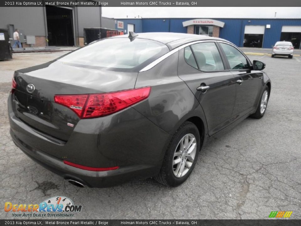 2013 Kia Optima LX Metal Bronze Pearl Metallic / Beige Photo #26