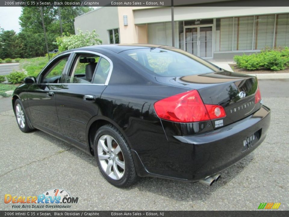 2006 Infiniti G 35 x Sedan Black Obsidian / Graphite Photo #5