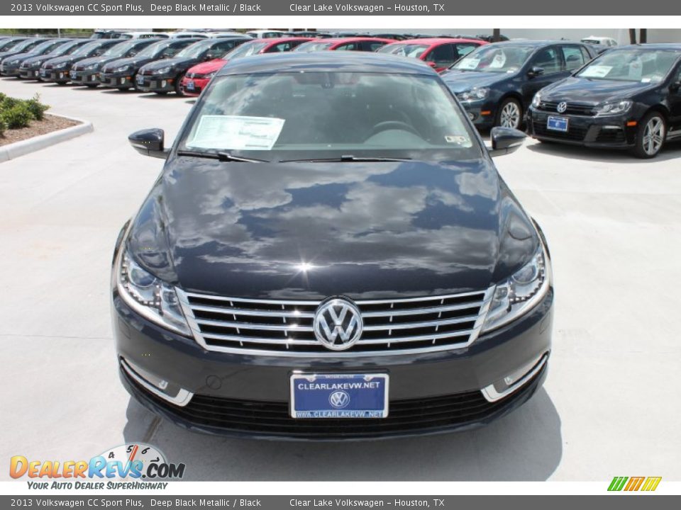 2013 Volkswagen CC Sport Plus Deep Black Metallic / Black Photo #2