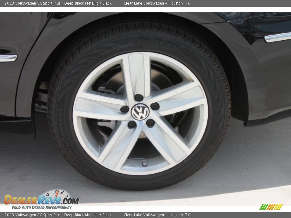 2013 Volkswagen CC Sport Plus Deep Black Metallic / Black Photo #6