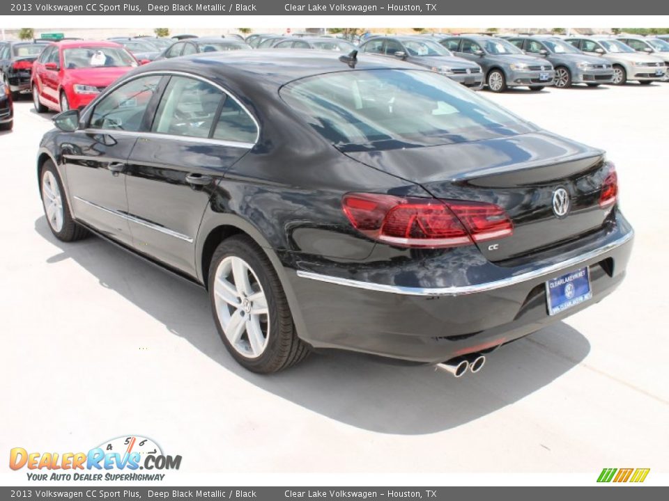 2013 Volkswagen CC Sport Plus Deep Black Metallic / Black Photo #7