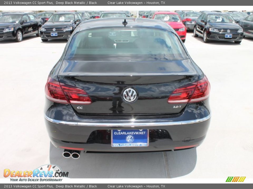 2013 Volkswagen CC Sport Plus Deep Black Metallic / Black Photo #8