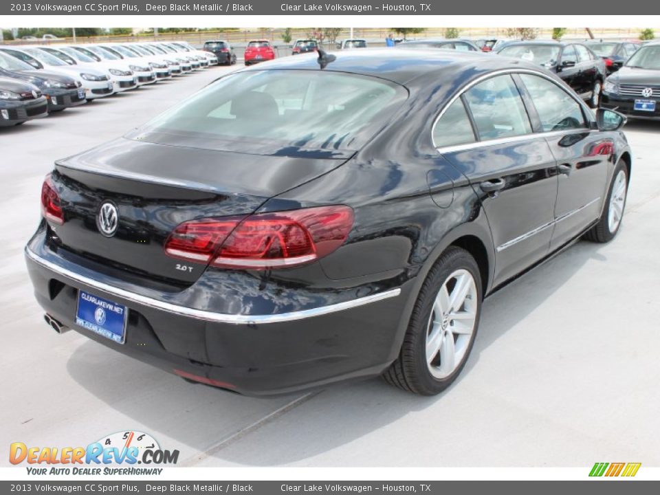 2013 Volkswagen CC Sport Plus Deep Black Metallic / Black Photo #9