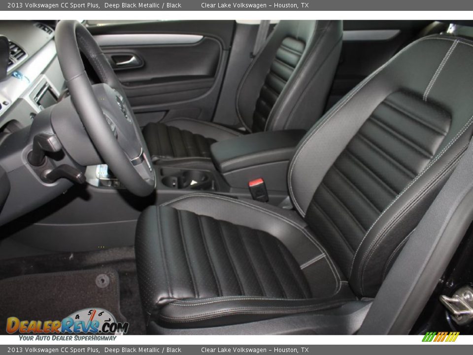 2013 Volkswagen CC Sport Plus Deep Black Metallic / Black Photo #13