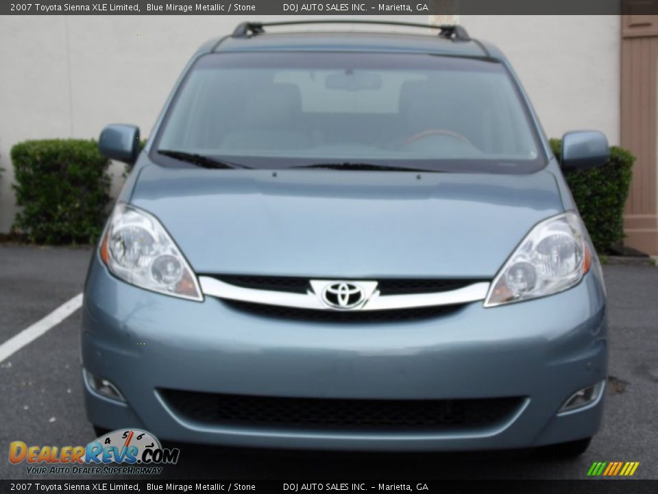 2007 Toyota Sienna XLE Limited Blue Mirage Metallic / Stone Photo #3