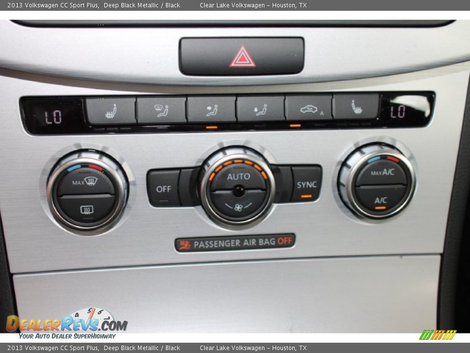 2013 Volkswagen CC Sport Plus Deep Black Metallic / Black Photo #19