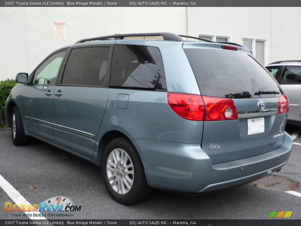 2007 Toyota Sienna XLE Limited Blue Mirage Metallic / Stone Photo #5