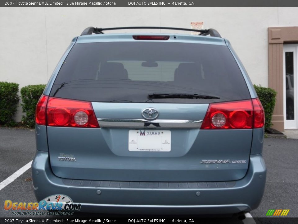 2007 Toyota Sienna XLE Limited Blue Mirage Metallic / Stone Photo #7