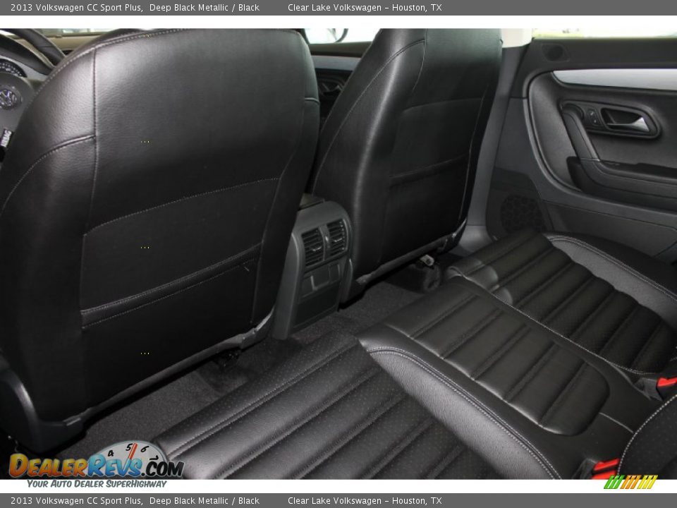 2013 Volkswagen CC Sport Plus Deep Black Metallic / Black Photo #25