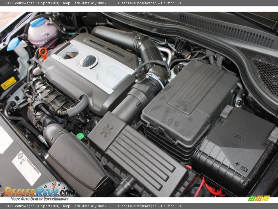 2013 Volkswagen CC Sport Plus Deep Black Metallic / Black Photo #30