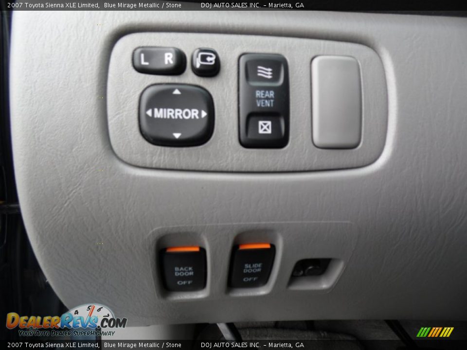 2007 Toyota Sienna XLE Limited Blue Mirage Metallic / Stone Photo #21