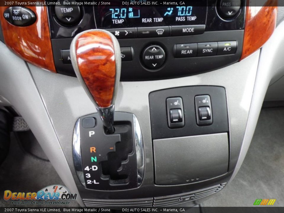 2007 Toyota Sienna XLE Limited Blue Mirage Metallic / Stone Photo #23