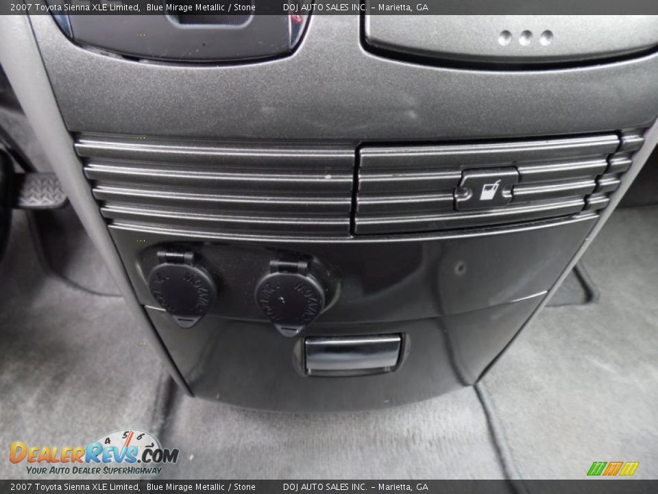 2007 Toyota Sienna XLE Limited Blue Mirage Metallic / Stone Photo #24