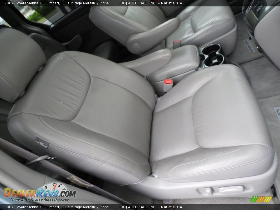 2007 Toyota Sienna XLE Limited Blue Mirage Metallic / Stone Photo #30