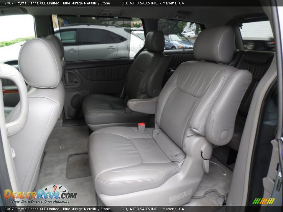 2007 Toyota Sienna XLE Limited Blue Mirage Metallic / Stone Photo #32
