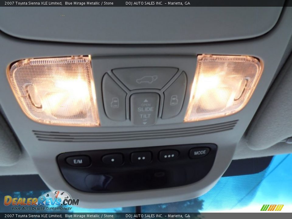 2007 Toyota Sienna XLE Limited Blue Mirage Metallic / Stone Photo #34