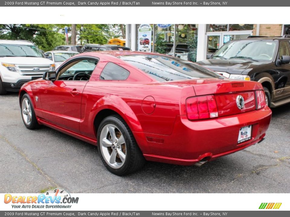2009 Ford Mustang GT Premium Coupe Dark Candy Apple Red / Black/Tan Photo #3