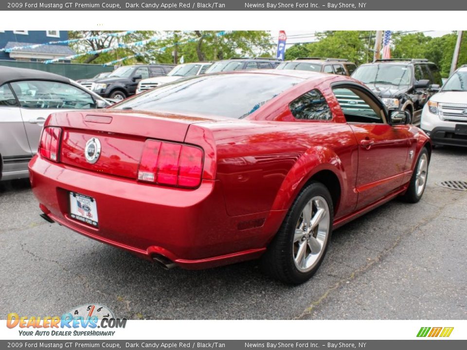 2009 Ford Mustang GT Premium Coupe Dark Candy Apple Red / Black/Tan Photo #5