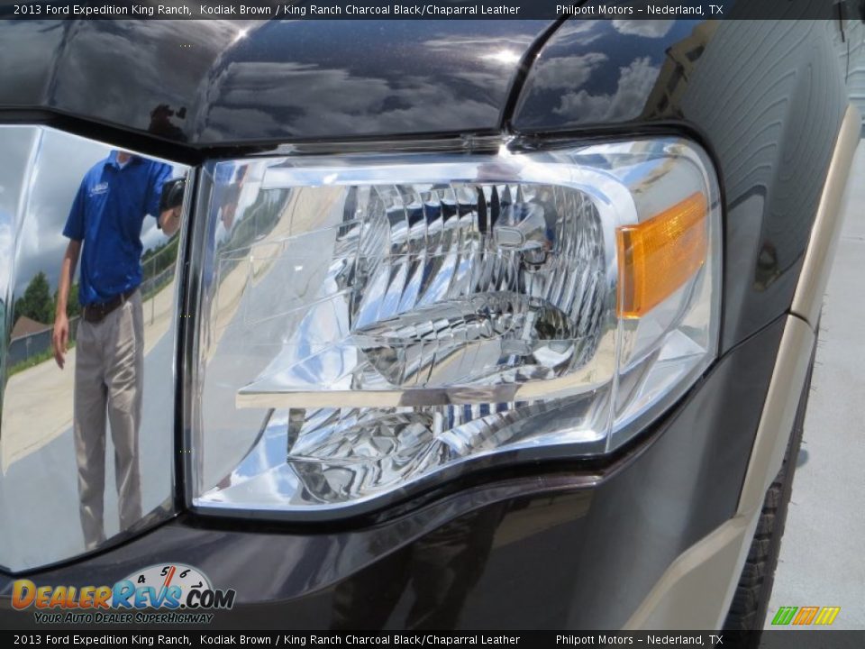 2013 Ford Expedition King Ranch Kodiak Brown / King Ranch Charcoal Black/Chaparral Leather Photo #9
