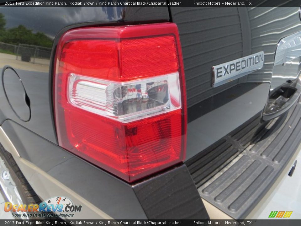 2013 Ford Expedition King Ranch Kodiak Brown / King Ranch Charcoal Black/Chaparral Leather Photo #13