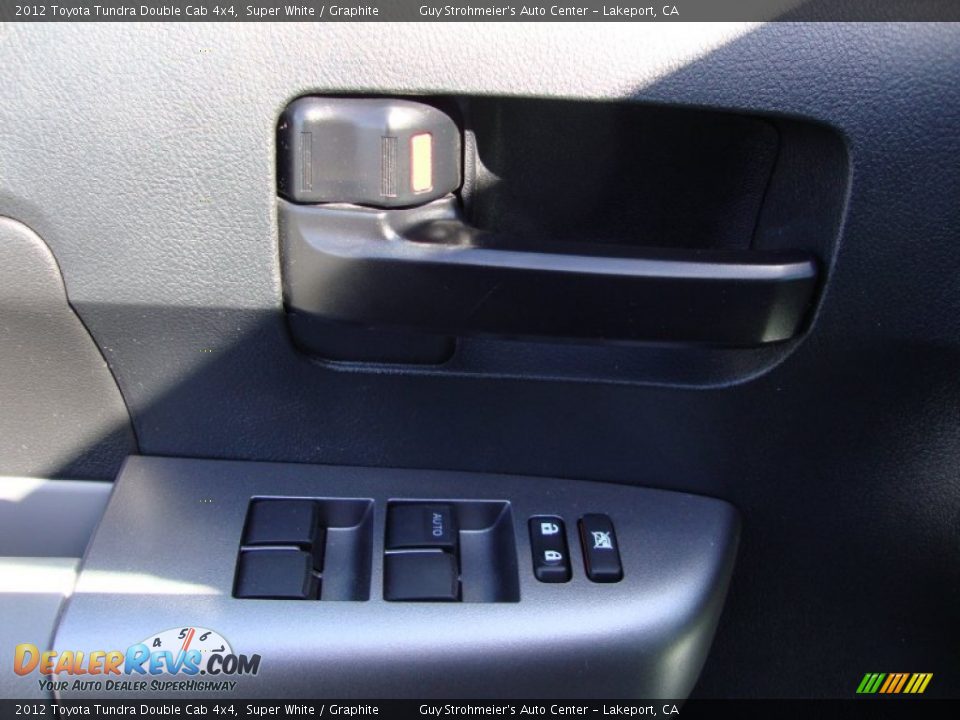 2012 Toyota Tundra Double Cab 4x4 Super White / Graphite Photo #10