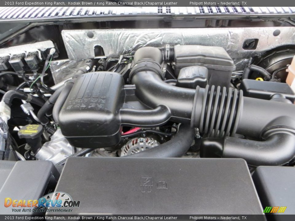 2013 Ford Expedition King Ranch Kodiak Brown / King Ranch Charcoal Black/Chaparral Leather Photo #15