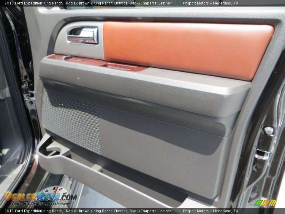 2013 Ford Expedition King Ranch Kodiak Brown / King Ranch Charcoal Black/Chaparral Leather Photo #16