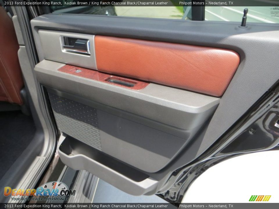 2013 Ford Expedition King Ranch Kodiak Brown / King Ranch Charcoal Black/Chaparral Leather Photo #19