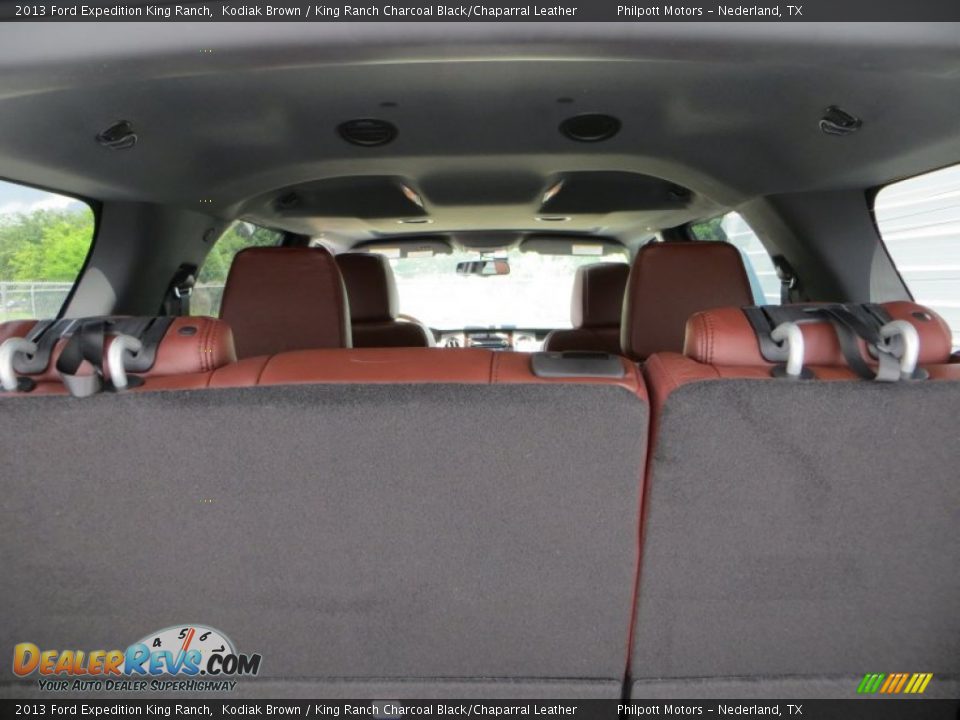 2013 Ford Expedition King Ranch Kodiak Brown / King Ranch Charcoal Black/Chaparral Leather Photo #22
