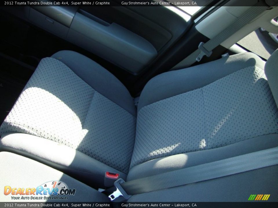 2012 Toyota Tundra Double Cab 4x4 Super White / Graphite Photo #17