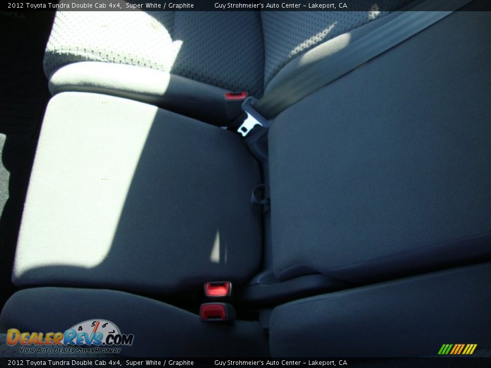 2012 Toyota Tundra Double Cab 4x4 Super White / Graphite Photo #18