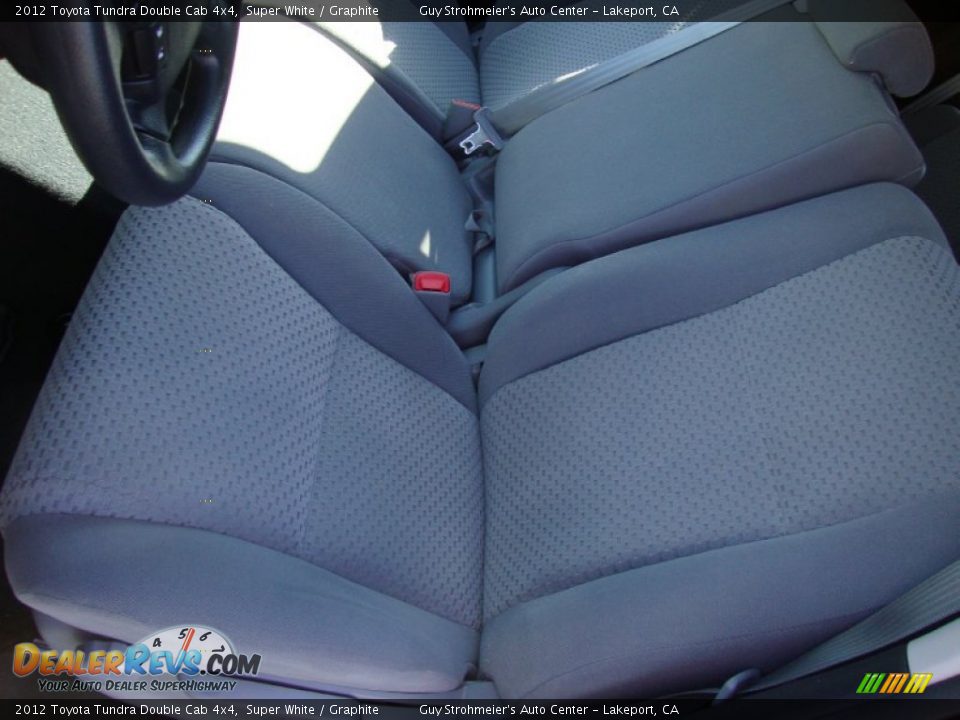 2012 Toyota Tundra Double Cab 4x4 Super White / Graphite Photo #19