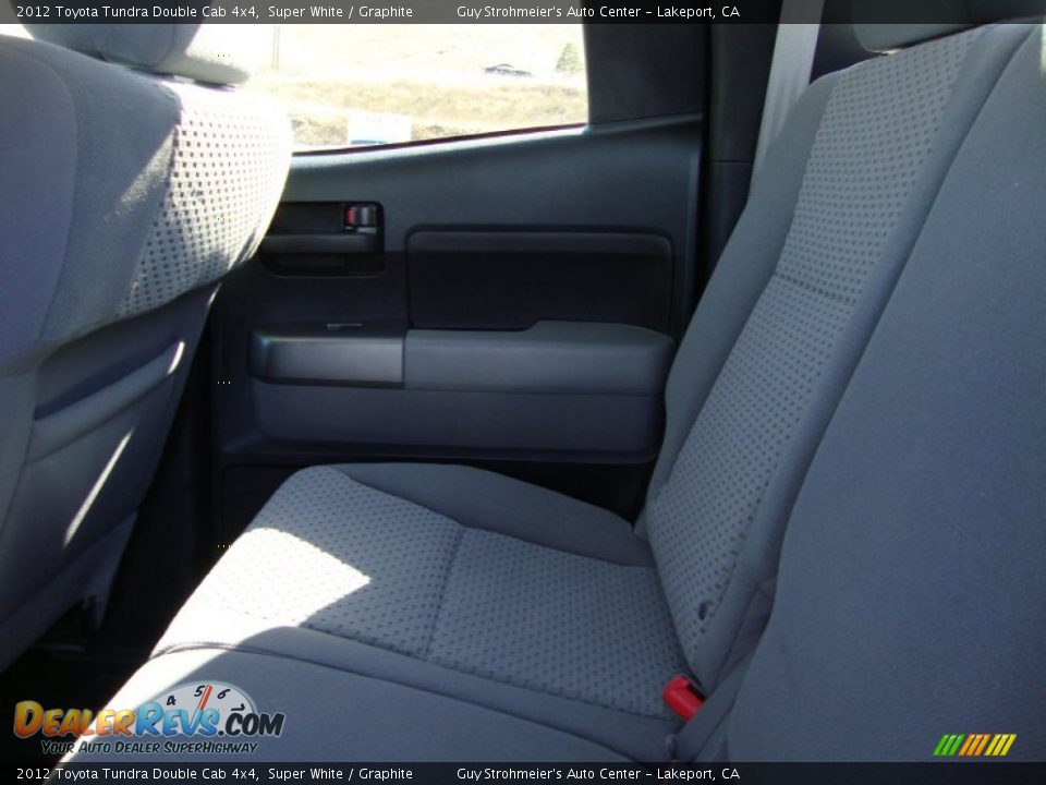 2012 Toyota Tundra Double Cab 4x4 Super White / Graphite Photo #21