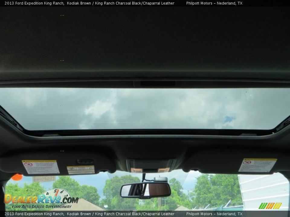 2013 Ford Expedition King Ranch Kodiak Brown / King Ranch Charcoal Black/Chaparral Leather Photo #26