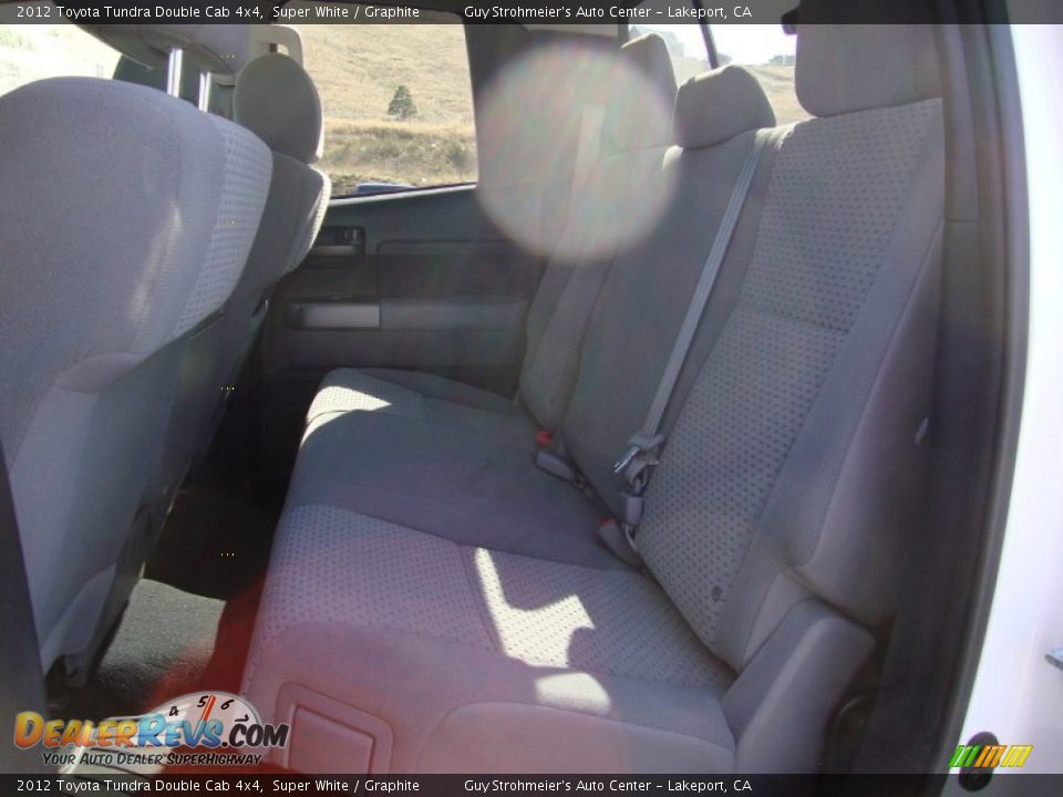 2012 Toyota Tundra Double Cab 4x4 Super White / Graphite Photo #22