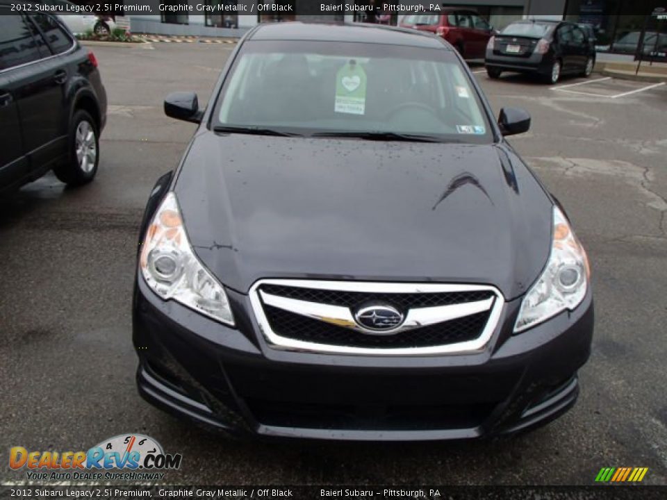 2012 Subaru Legacy 2.5i Premium Graphite Gray Metallic / Off Black Photo #2