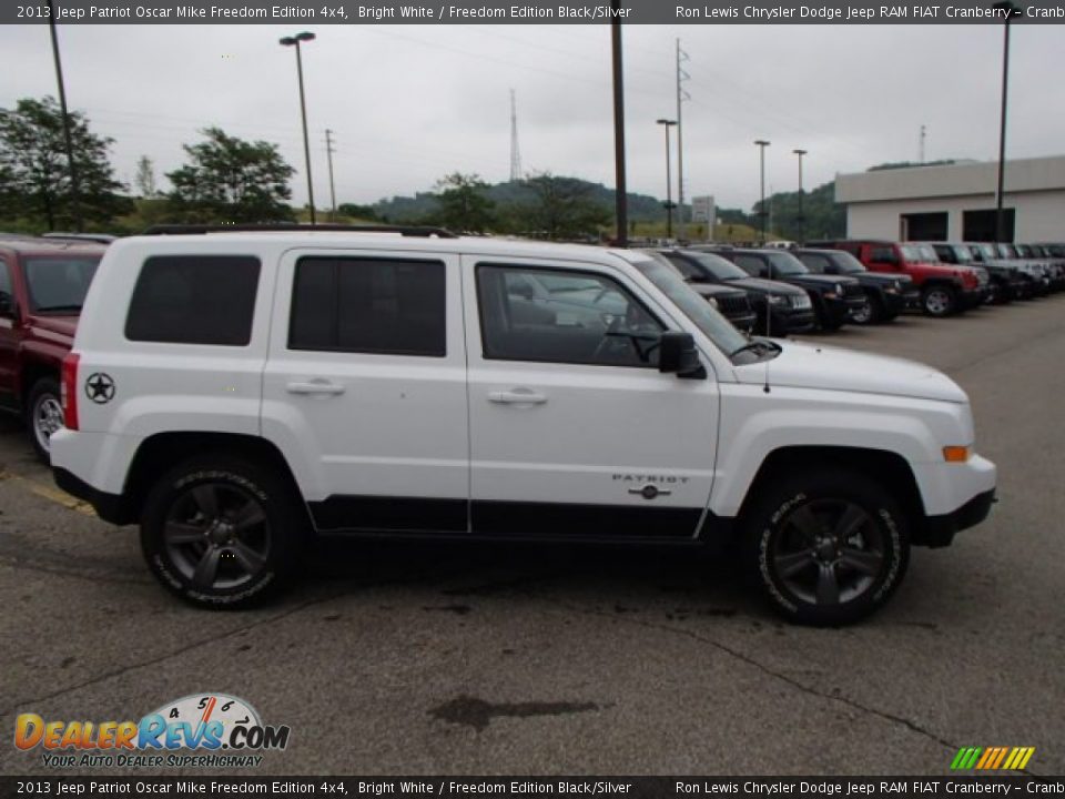 2013 Jeep Patriot Oscar Mike Freedom Edition 4x4 Bright White / Freedom Edition Black/Silver Photo #5
