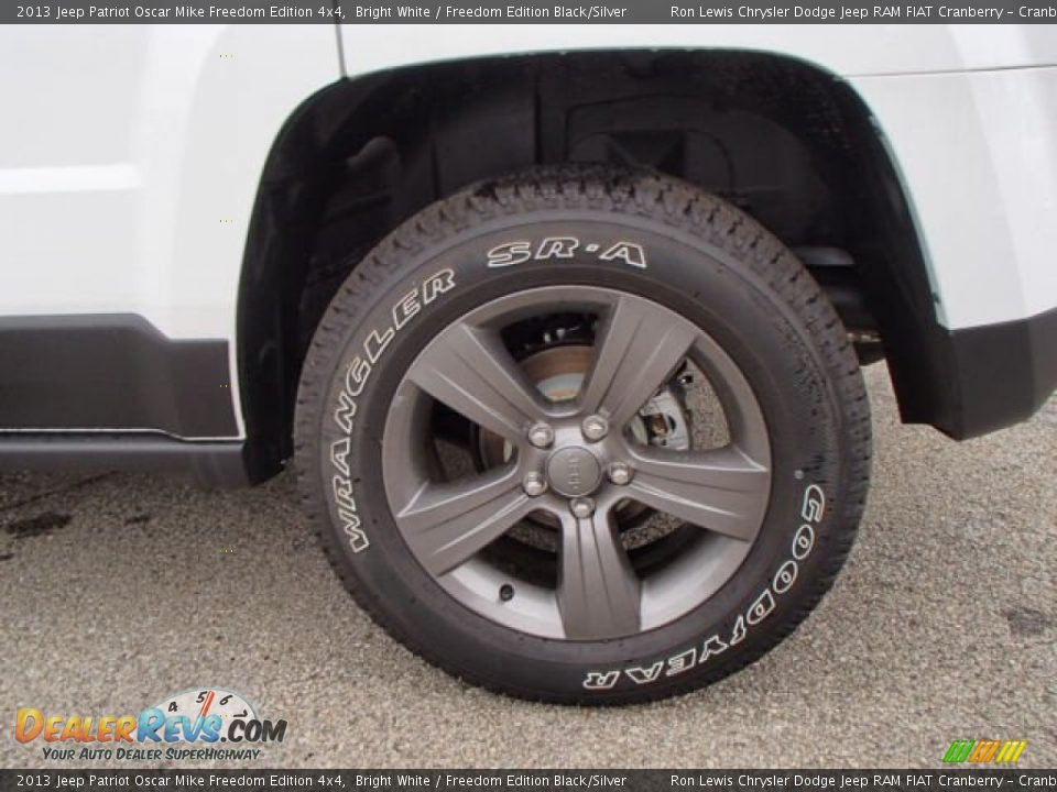 2013 Jeep Patriot Oscar Mike Freedom Edition 4x4 Bright White / Freedom Edition Black/Silver Photo #9